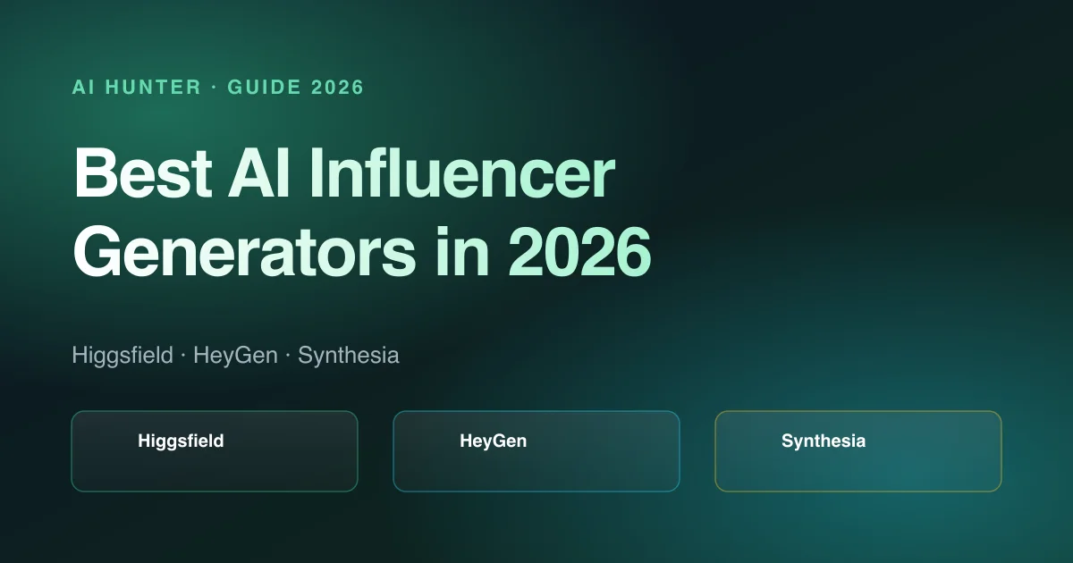 Cover image: Best AI Influencer Generators in 2026