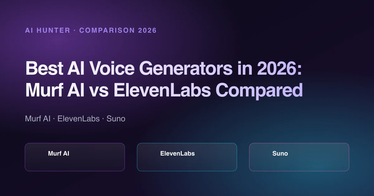 Cover image: Best AI Voice Generators in 2026: Murf AI vs ElevenLabs Compared