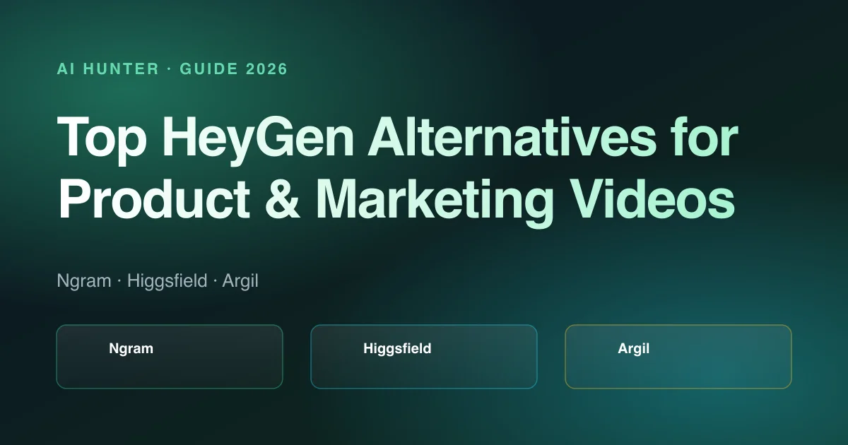 Cover image: Top HeyGen Alternatives for Product & Marketing Videos