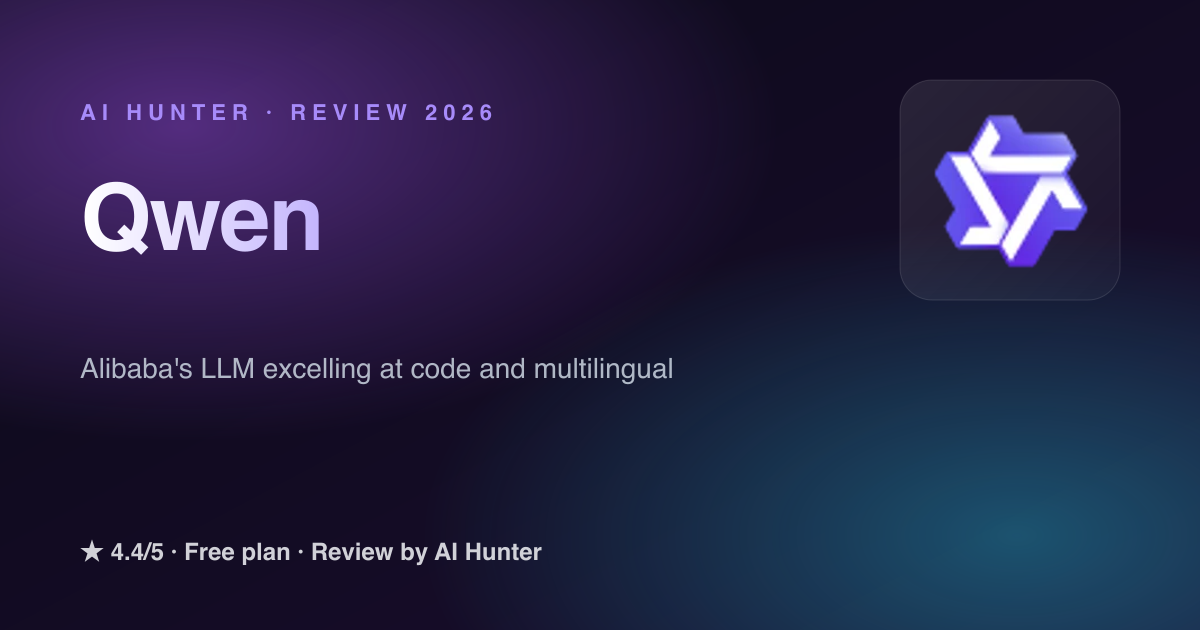 ⭐⭐⭐⭐ 4.4/5 Qwen — Developers wanting a performant open source LLM for ...